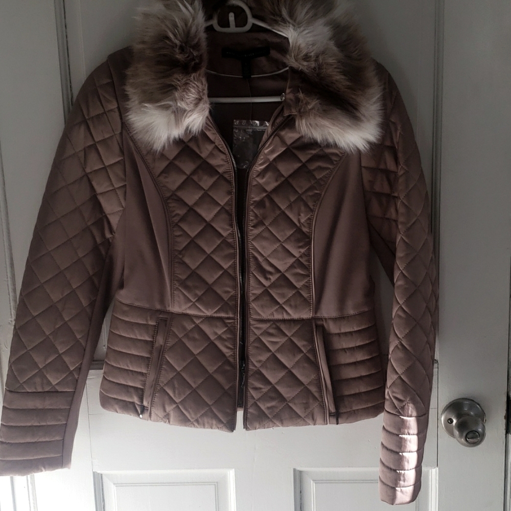 Black house white market winter jacket